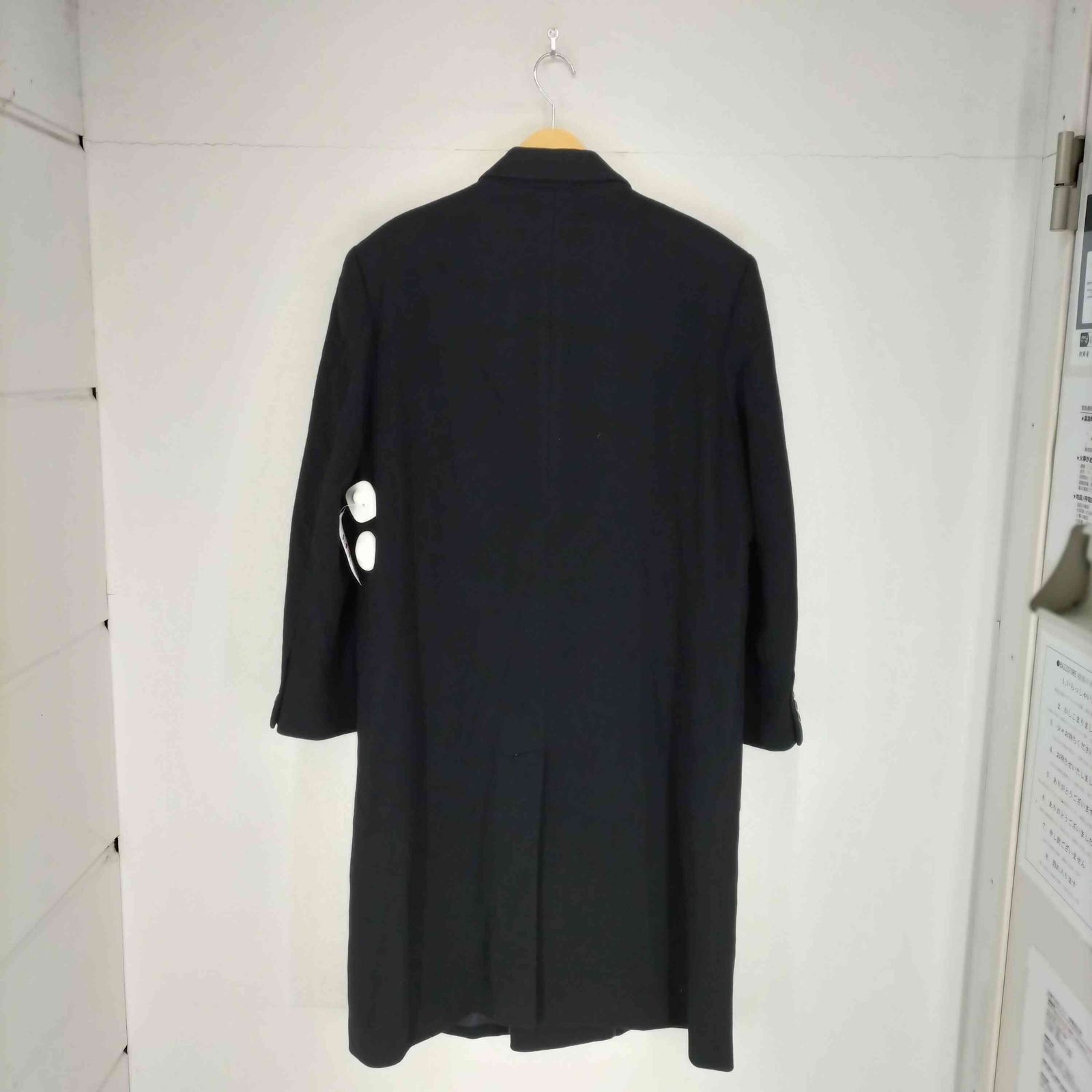 ユーズドフルギ USED古着 pure cashmere カシミヤ100ダブルチェスター