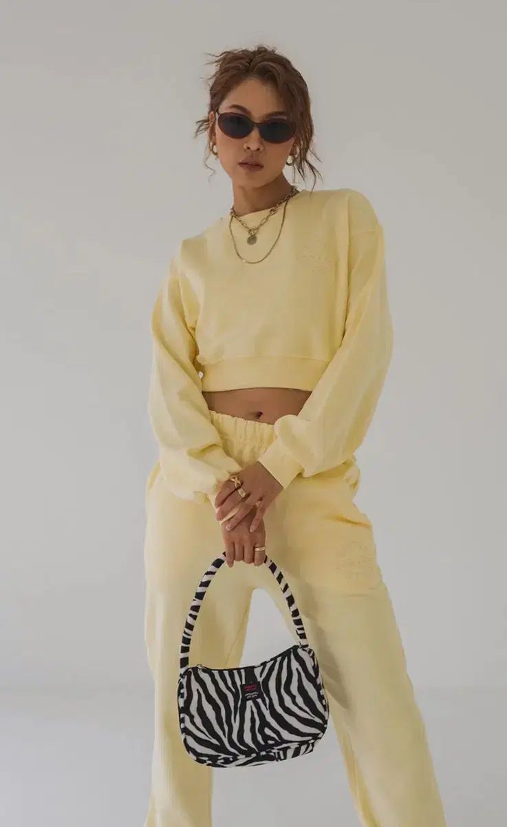 BITTERCELLS ビターセルズ ルーズフィット トレーナー セットアップ レモン