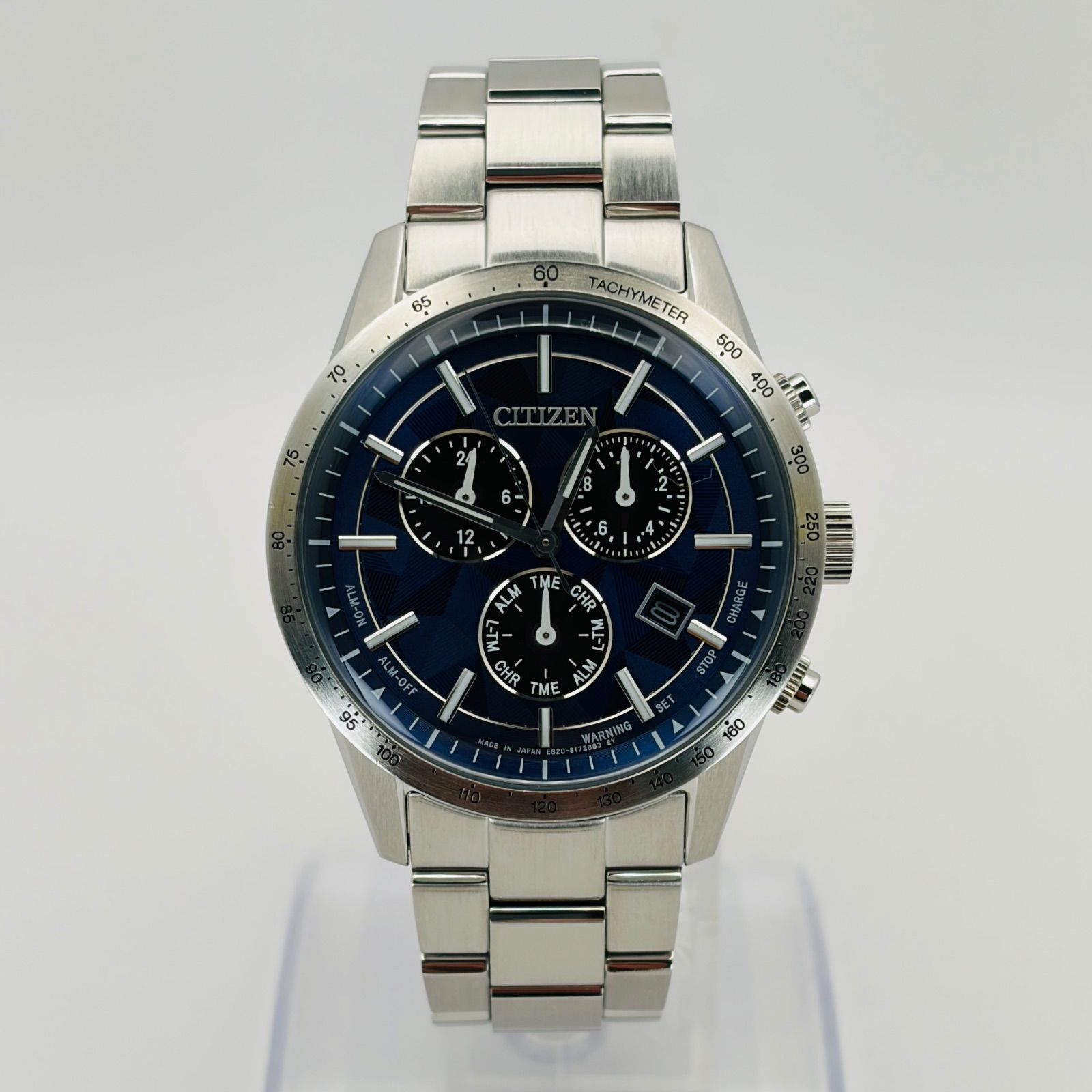 T 765 正常稼動 CITIZEN シチズン モデル YELL エールコレクション ECO-DRIVE クロノグラフ BL 5590-55 L E 820-S 125545 時計 メンズ ユニセックス