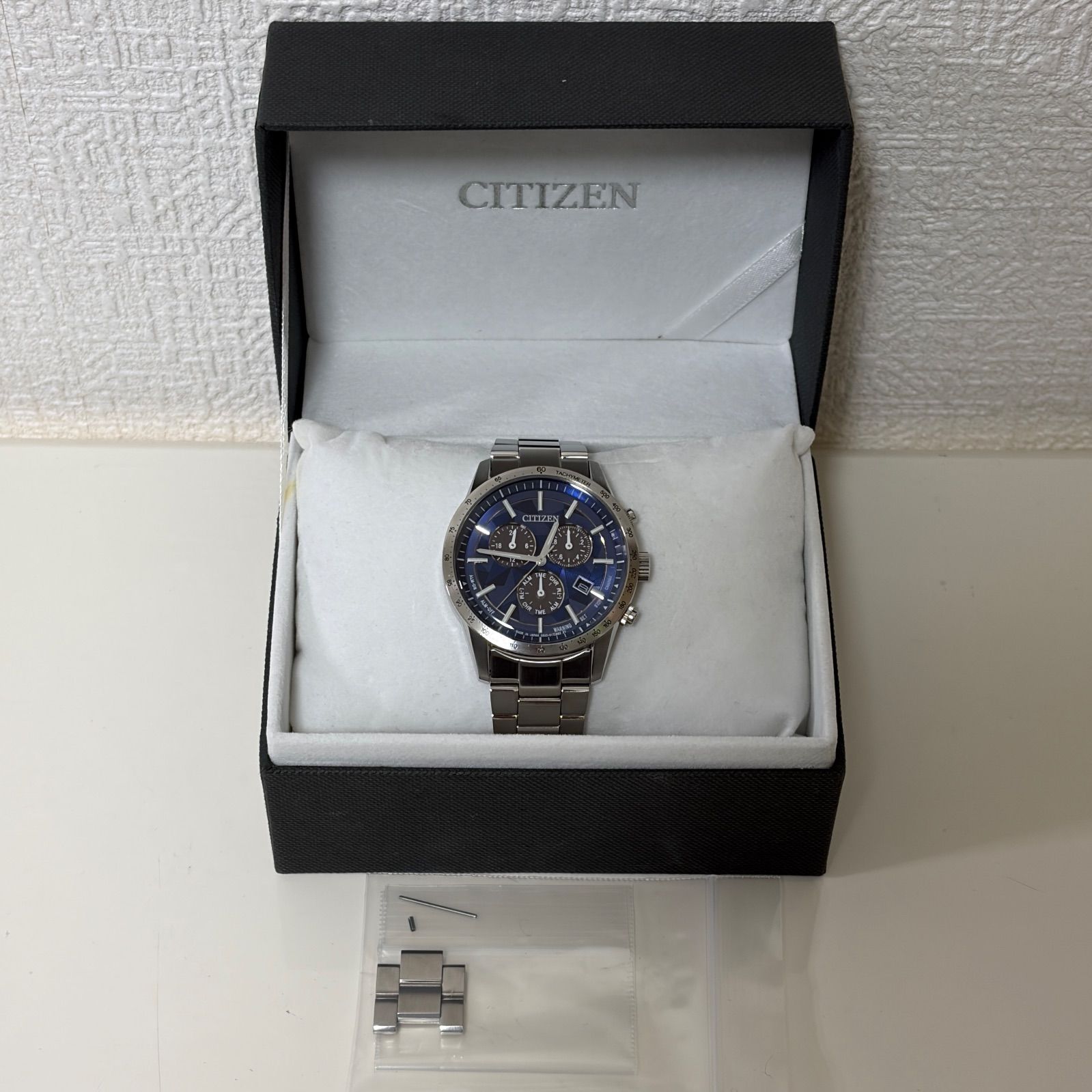 T 765 正常稼動 CITIZEN シチズン モデル YELL エールコレクション ECO-DRIVE クロノグラフ BL 5590-55 L E 820-S 125545 時計 メンズ ユニセックス