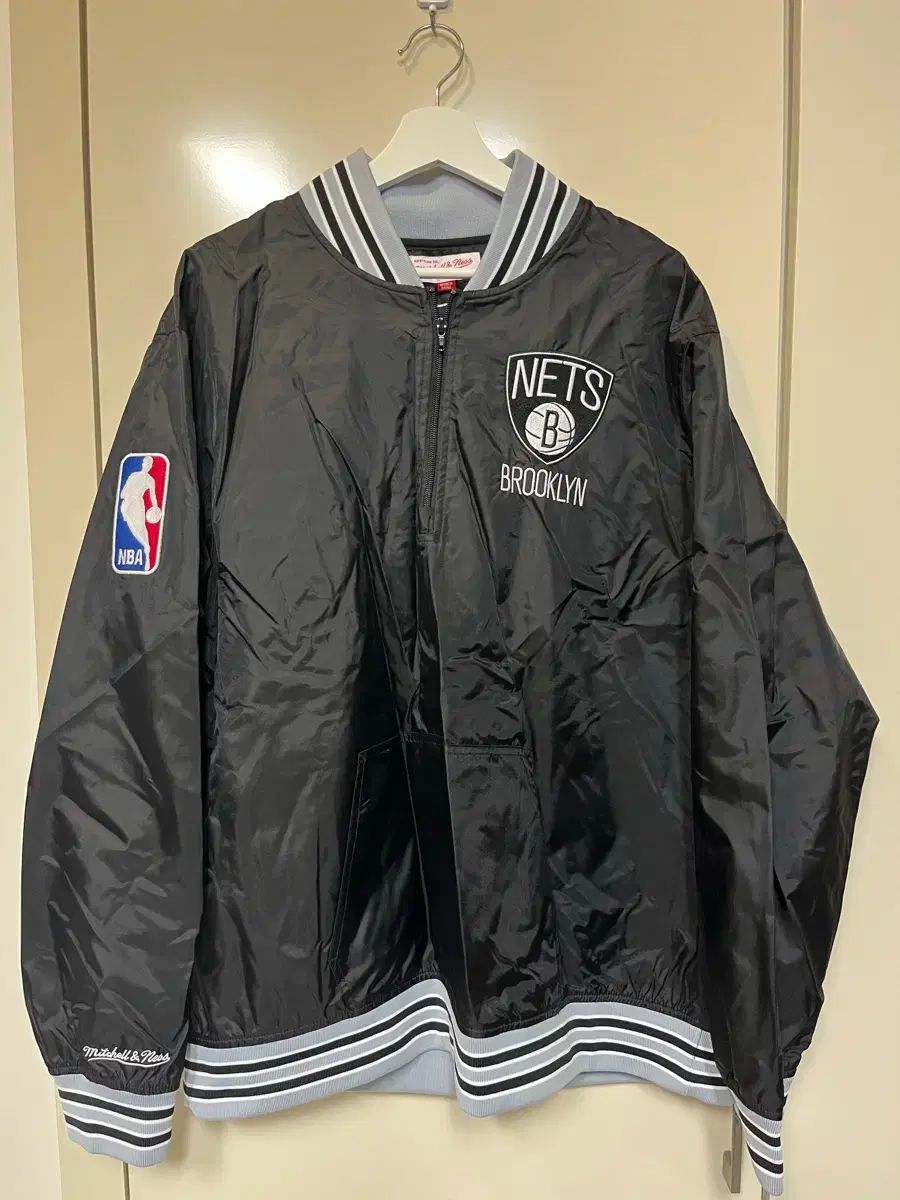 Mitchell-Ness NBA ブルックリン ネッツ ウーブン ジャケット XL
