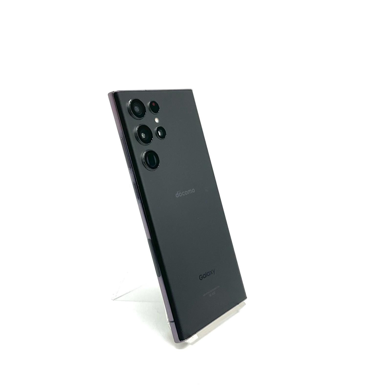 SAMSUNG Galaxy S22 256GB ファントムブラック docomo SC-51C【難有 
