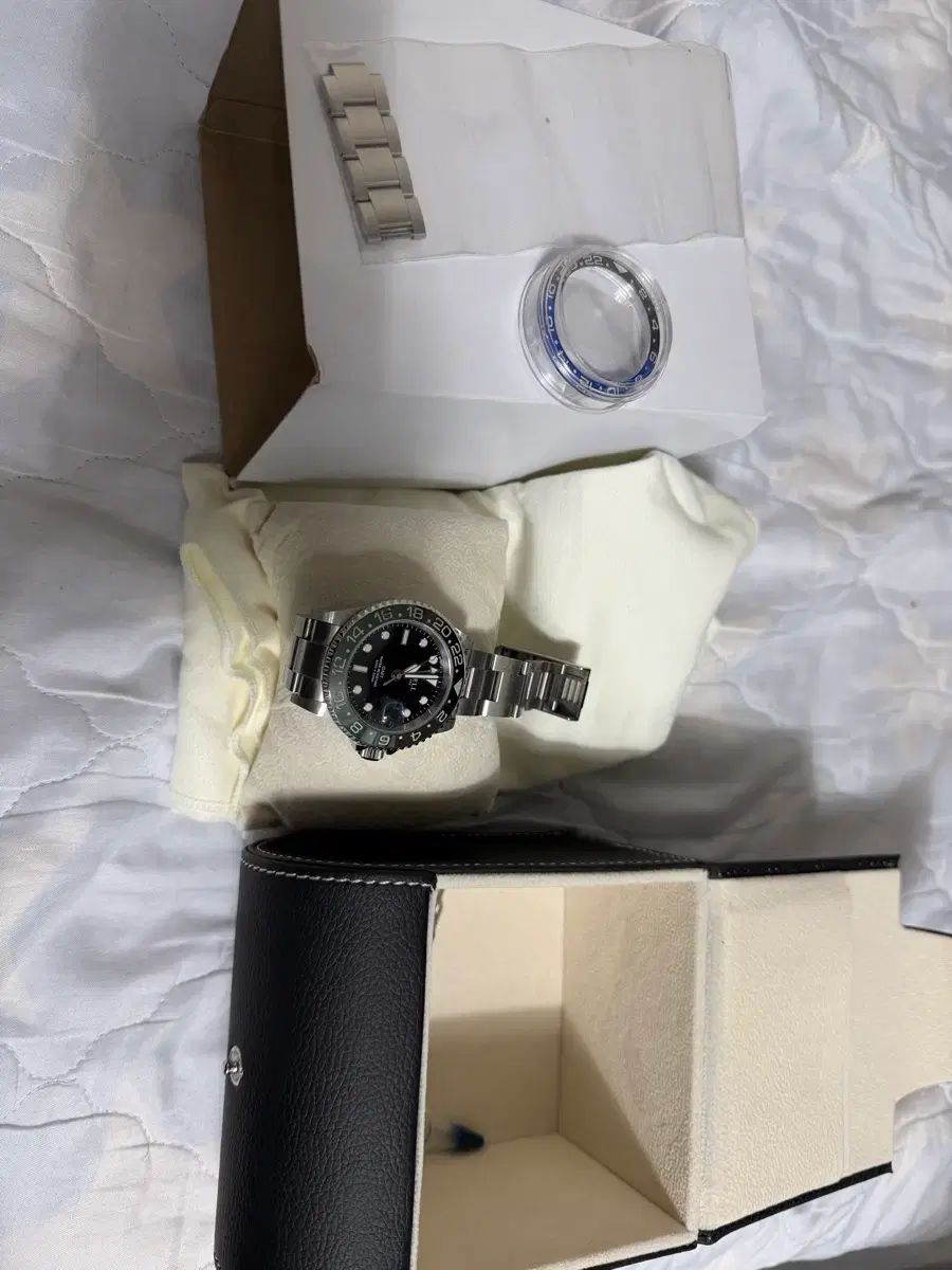 ティセル オートマチック GMT ウォッチ グリーンペプシ ミヨタ 9075