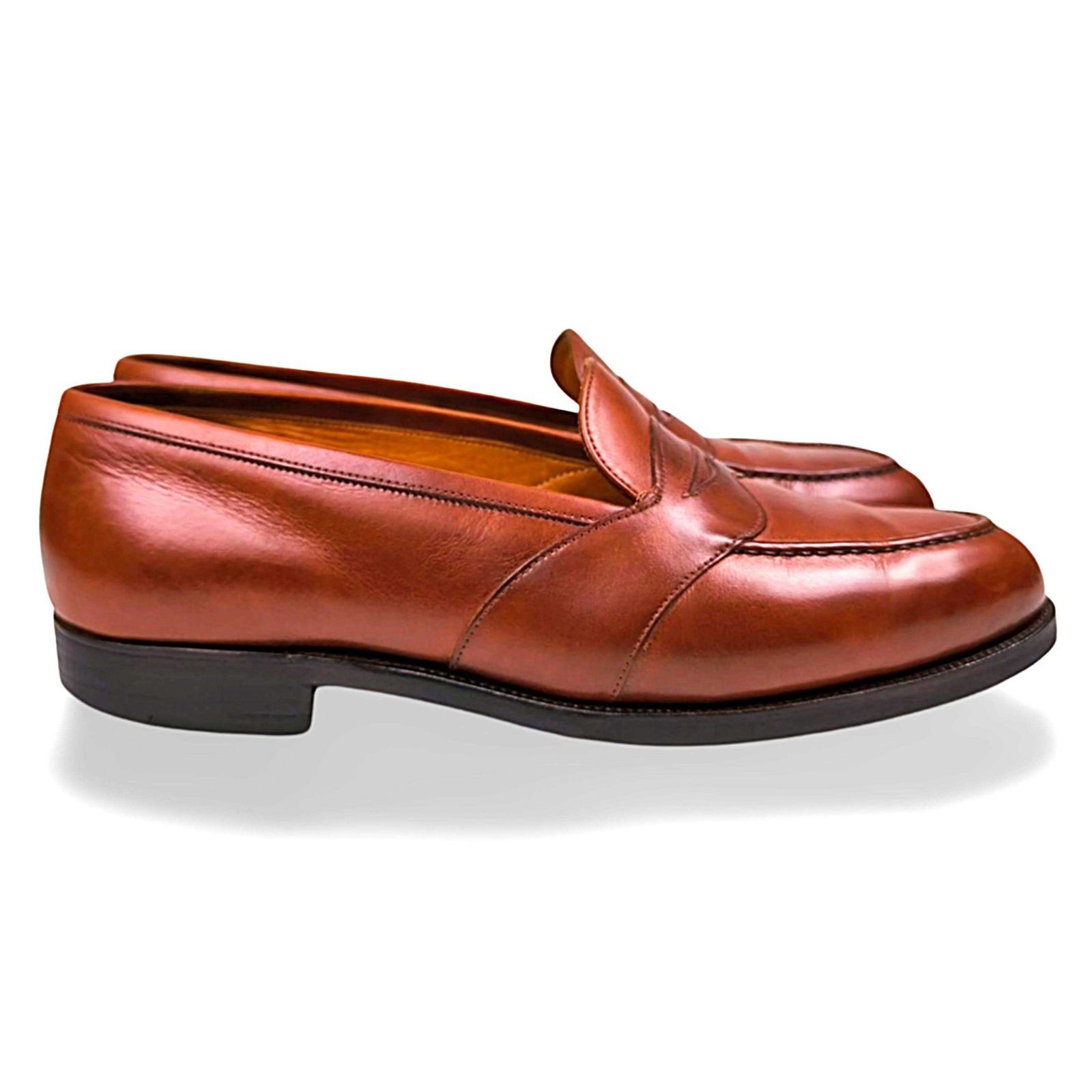 激 筆記体旧ロゴ エドワードグリーン モンペリエ 184ラスト ブラウン サイズ6 E