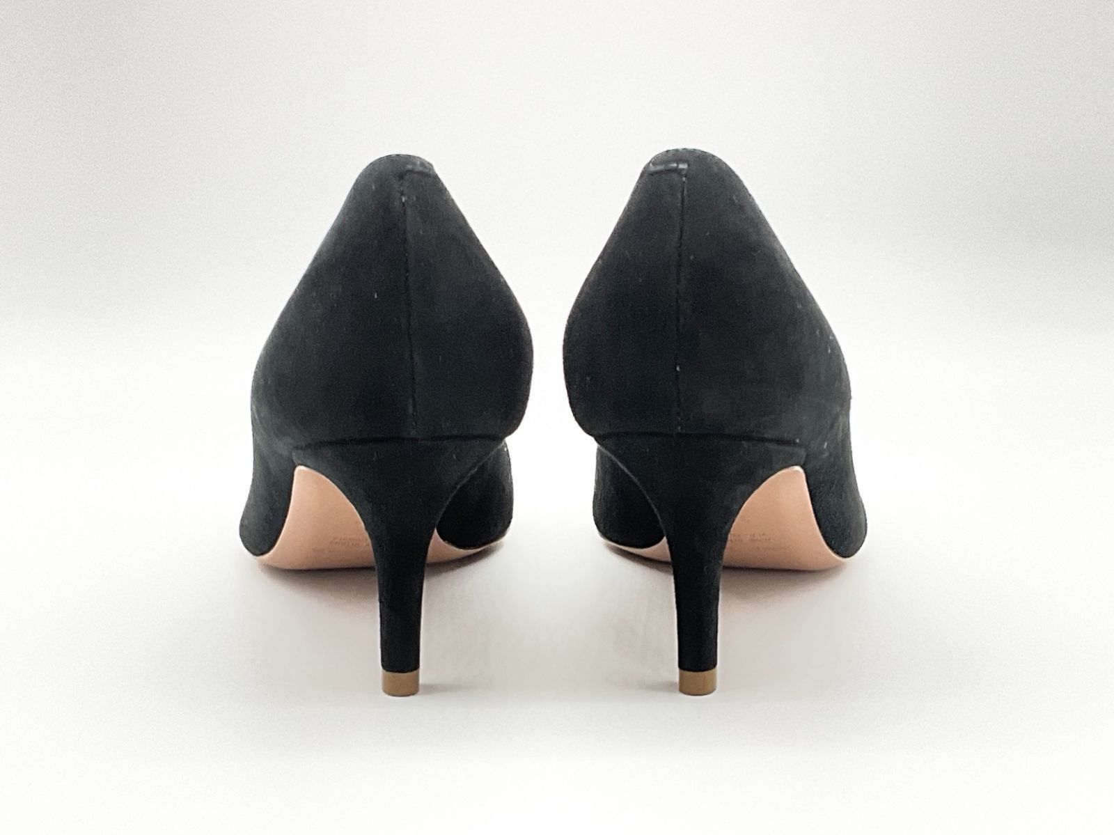 未使用 PELLICO ペリーコ スエードポインテッドトゥパンプス 34 NERO