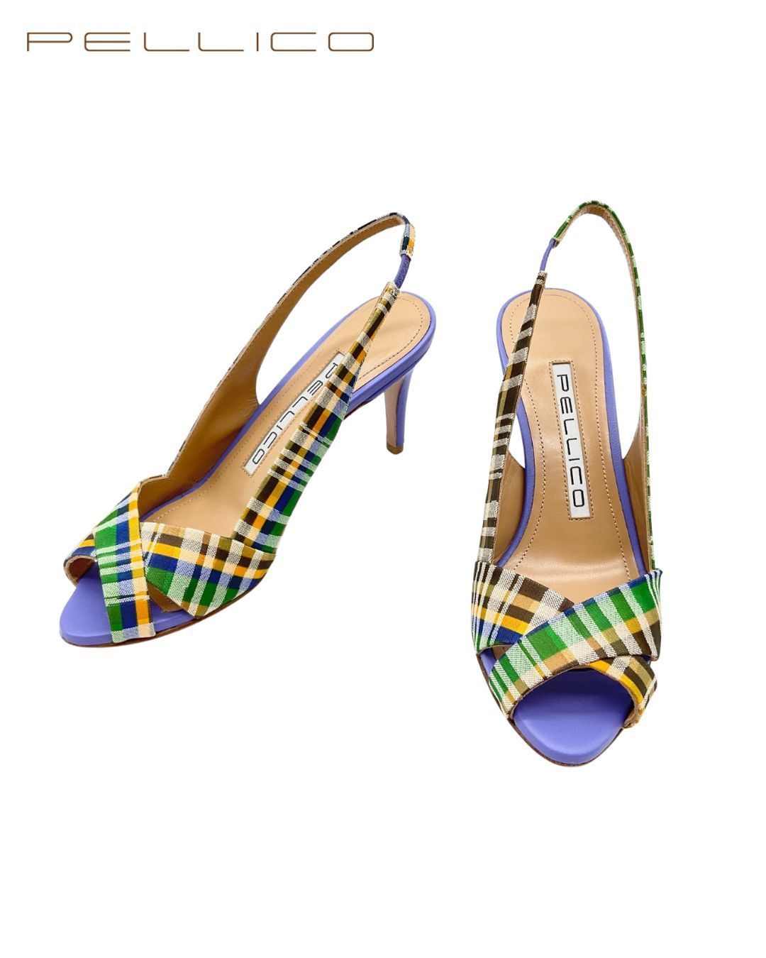 未使用 PELLICO ペリーコ スエードポインテッドトゥハイヒールパンプス