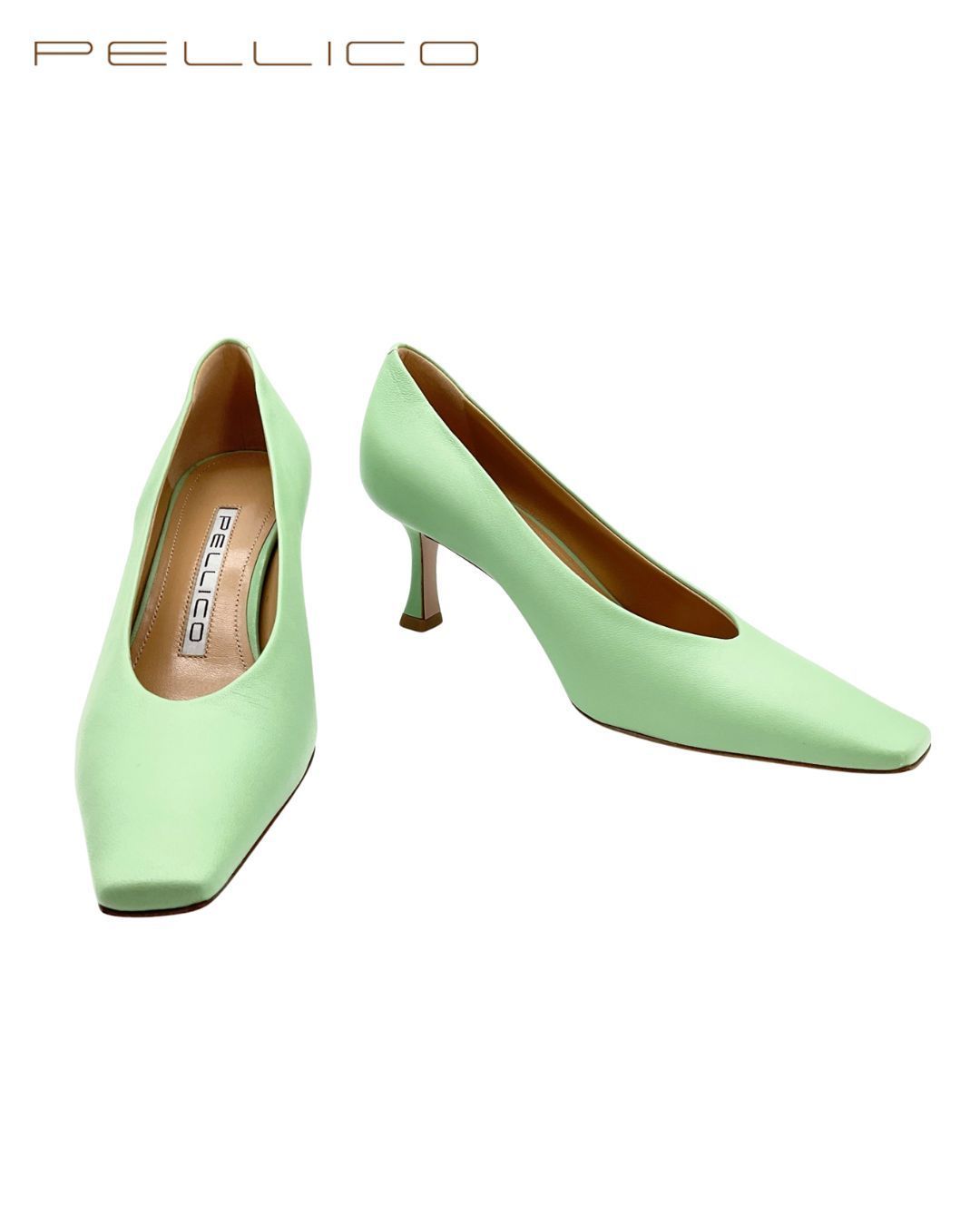 ♥ PELLICO ペリーコ ヒールパンプス 35 SALVIA|グリーン げ交渉