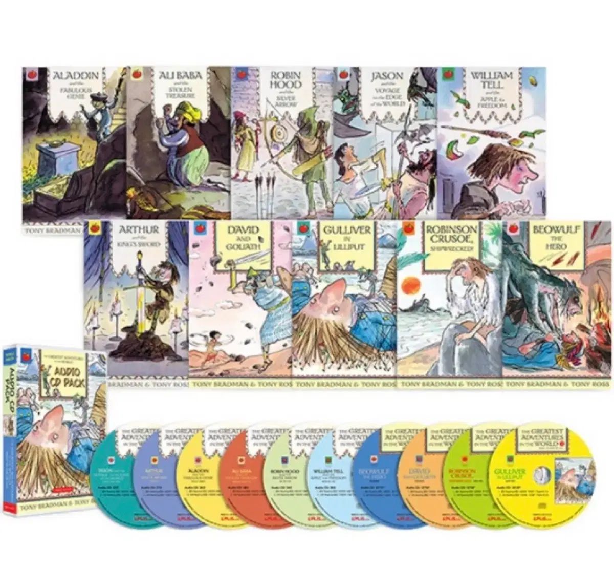 外来セサンの世界で最も偉大なウール物語10種 直輸入図書 CD 10種