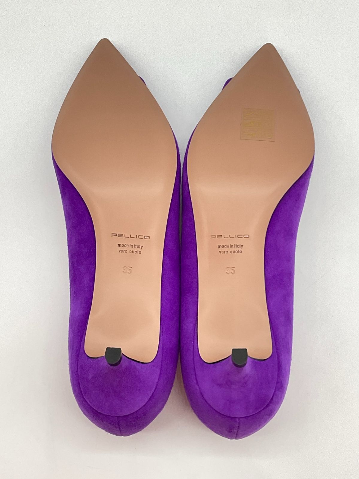 未使用 PELLICO ペリーコ モチーフ付きポインテッドトゥパンプス 35