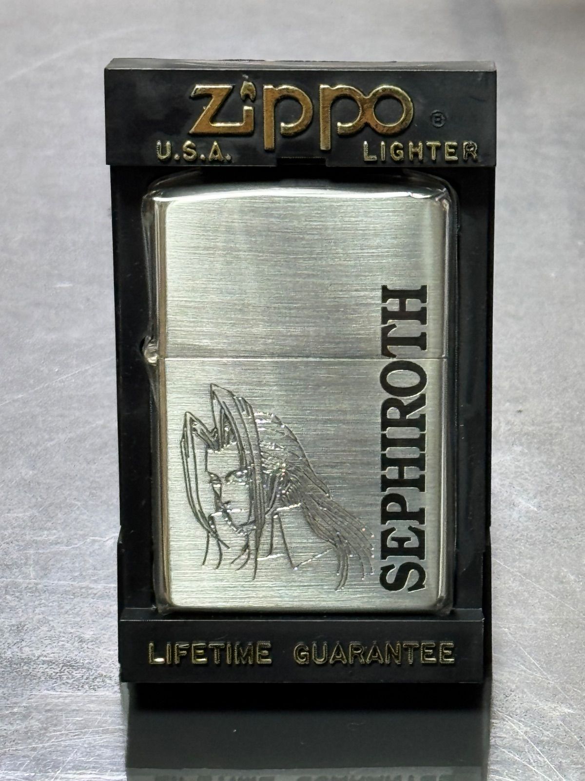 匿名配送/Zippo FFⅦ セフィロス zippo FINAL FANTASY SEPHIROTH ファイナルファンタジー7 1996年製