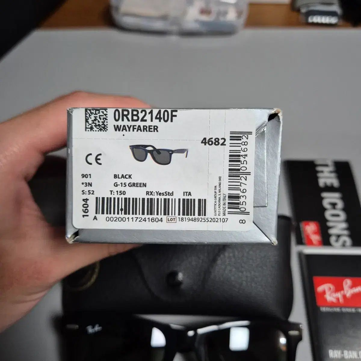 レイバン ウェイフェラー サングラス RB 2140-F 901 52 mm