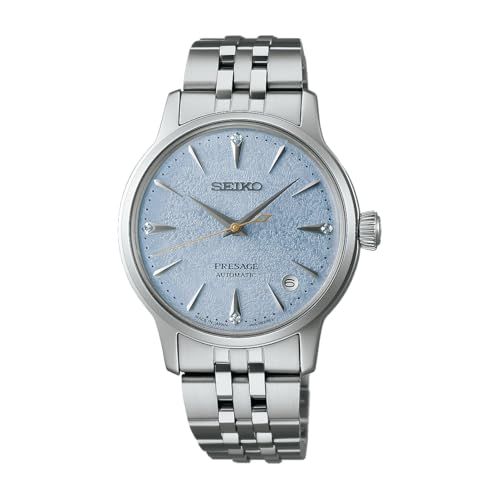 セイコーウオッチ PRESAGE プレザージュ Cocktail Time 34 mm メカニカル 自動巻 手巻つき SRRY 049 レディスJ