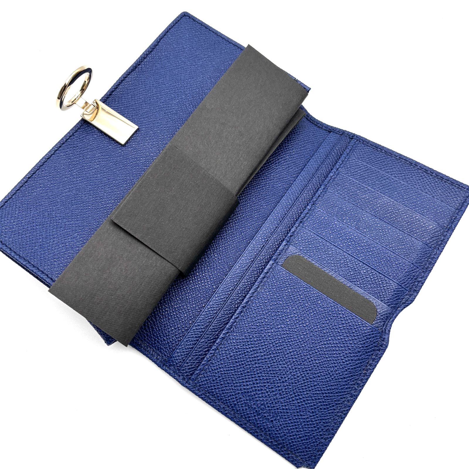 【未使用級】RFID搭載 付属品完備 ブルガリ 折財布 サークル金具 ブラック 未使用級】RFID搭載 付属品完備 ブルガリ 折財布 サークル金具