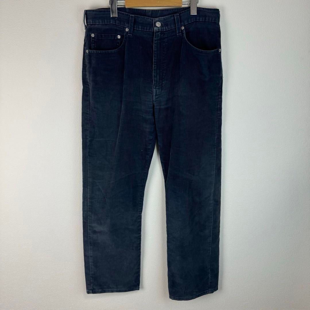 Levi's リーバイス 505 コーデュロイパンツ 無地 ネイビー W34 L30