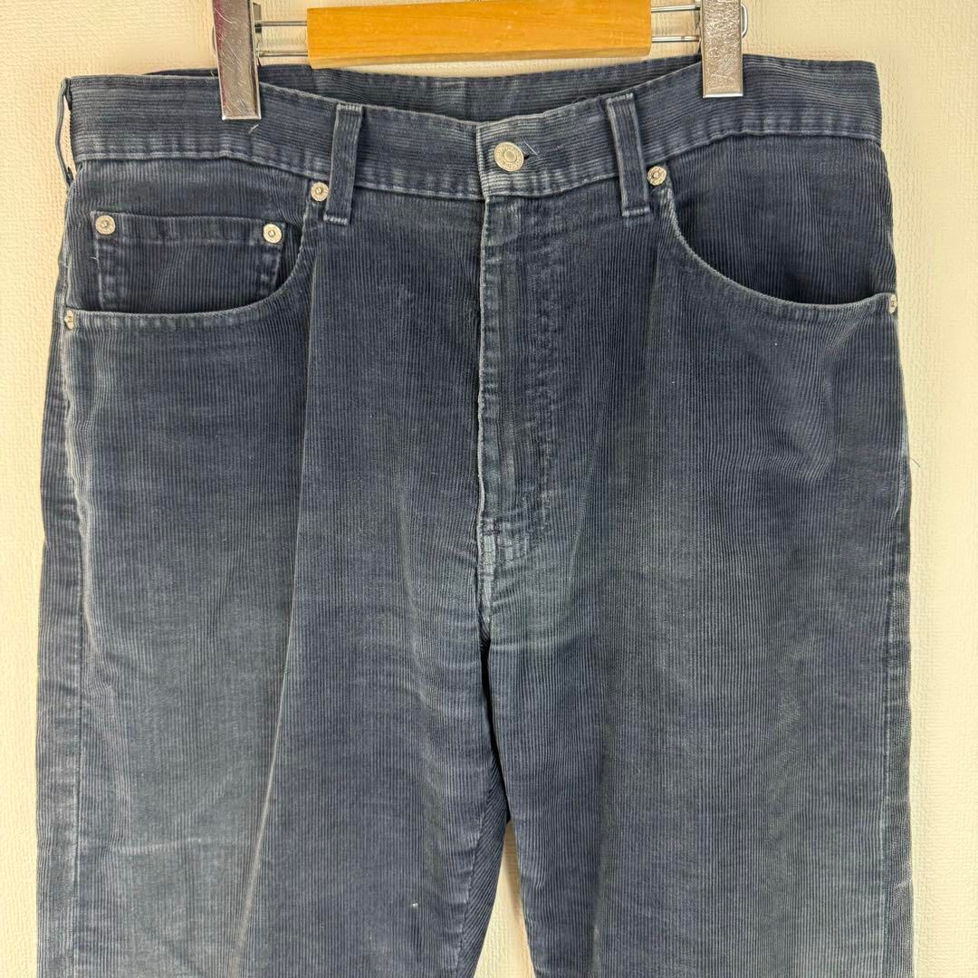 Levi's リーバイス 505 コーデュロイパンツ 無地 ネイビー W34 L30