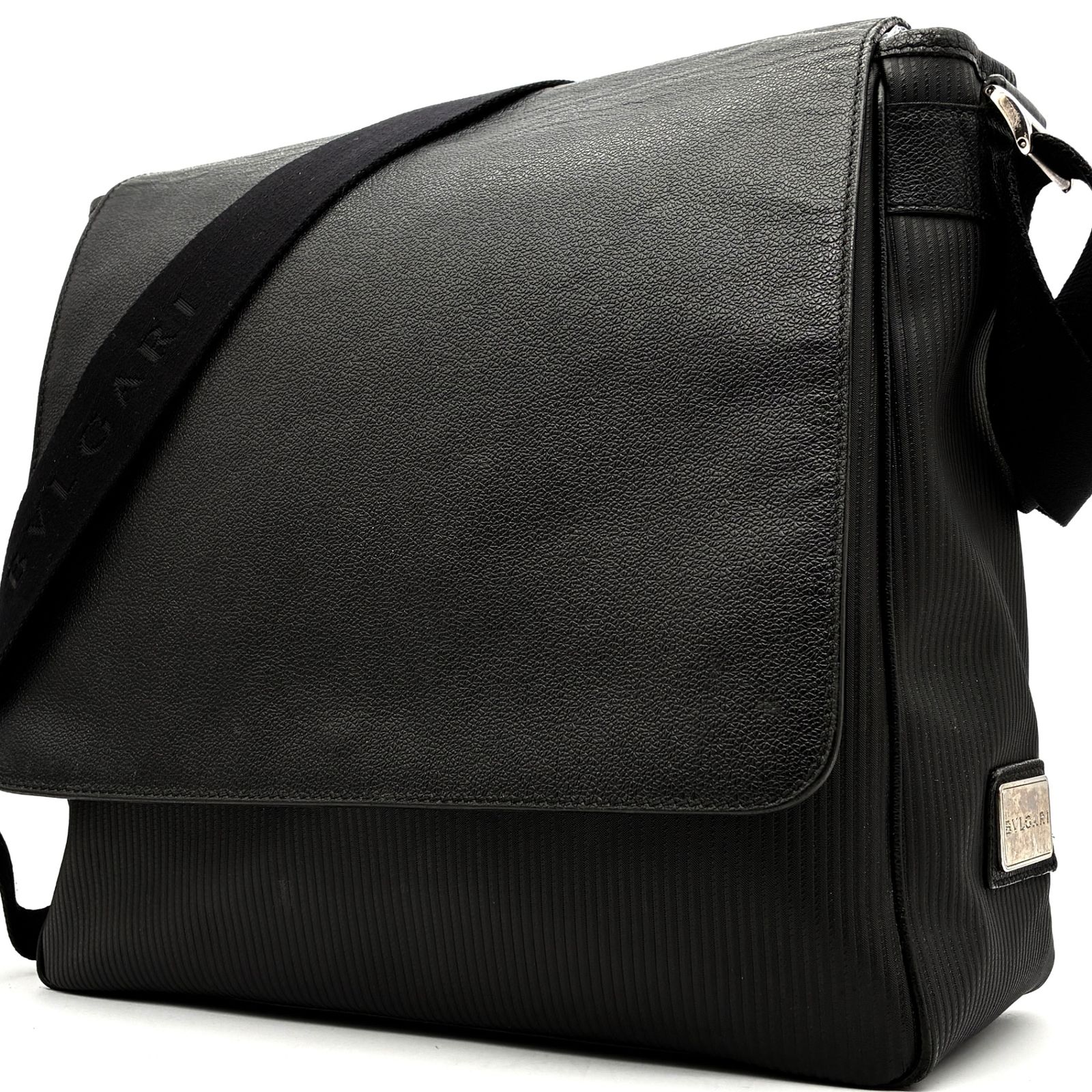 美品 BVLGARI ブルガリ ミレリゲ ショルダーバッグ メッセンジャー