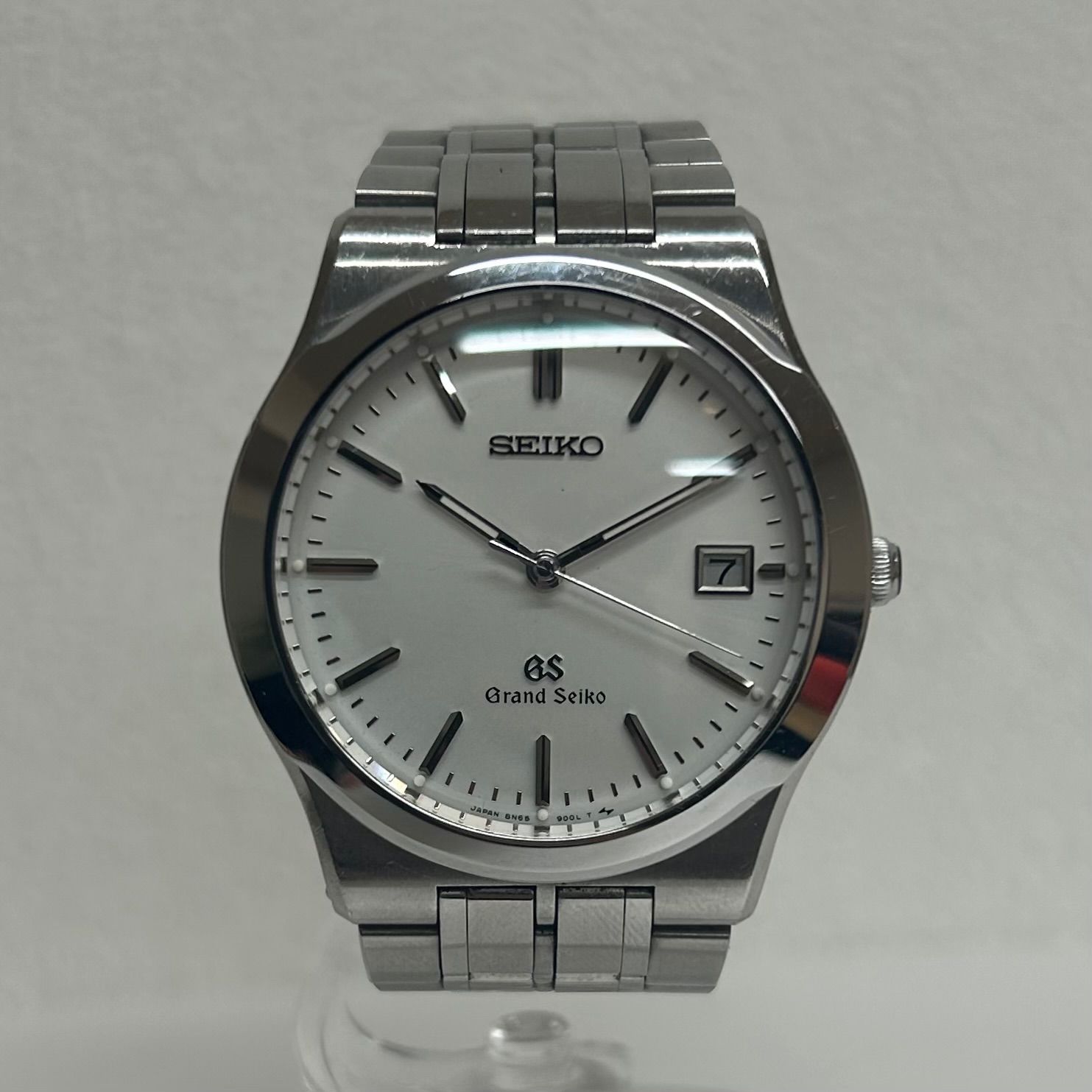 Grand Seiko グランドセイコー GS 8 N 65-9000 腕時計 メンズ デイト クオーツ QZ ステンレス SS シルバー