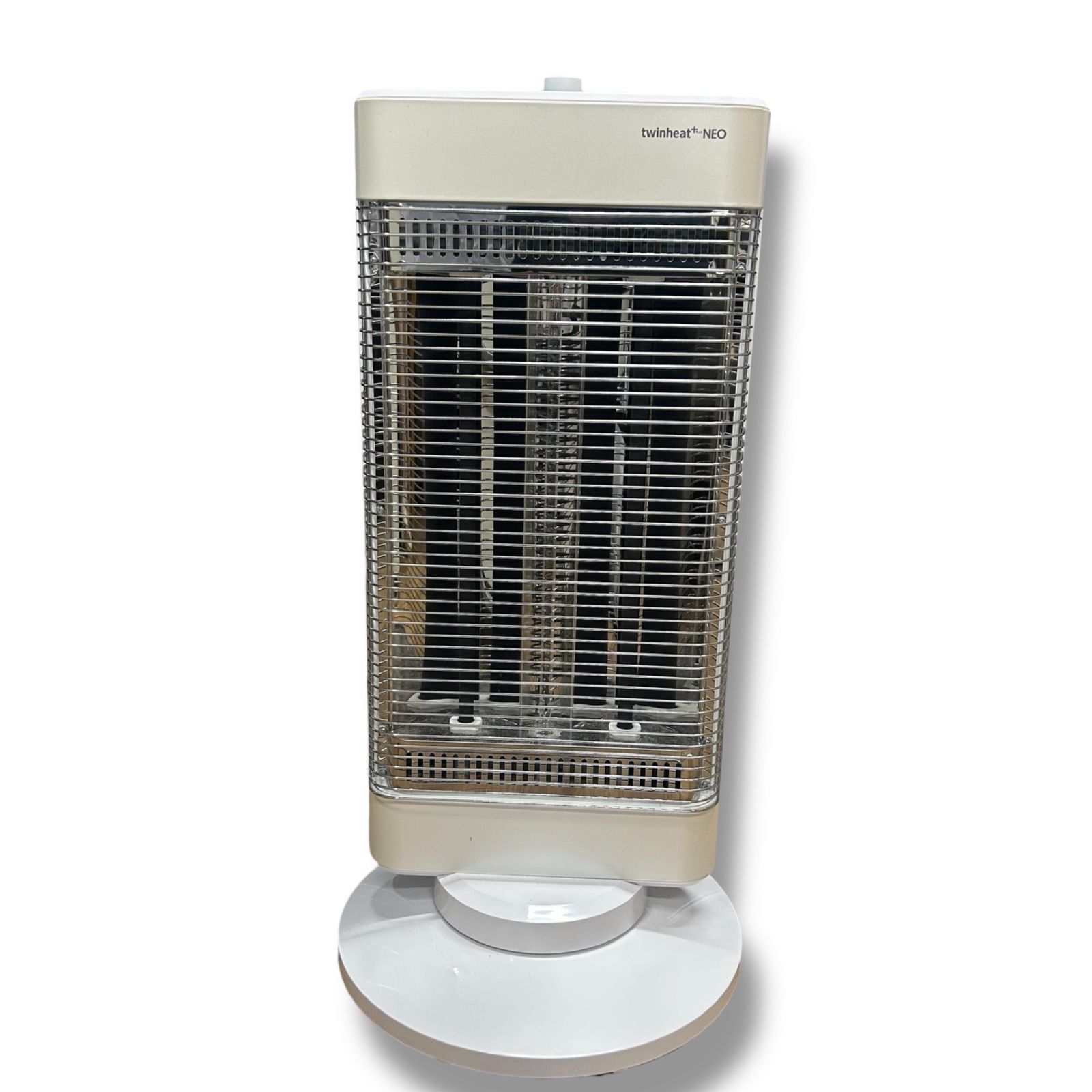 EBC-WK121E2 電気ストーブ　ヤマゼン　ツインヒートプラスネオ　24年製 山善 ヤマゼン EBC-WK121E2(W) 電気ストーブ ツインヒートプラスネオ