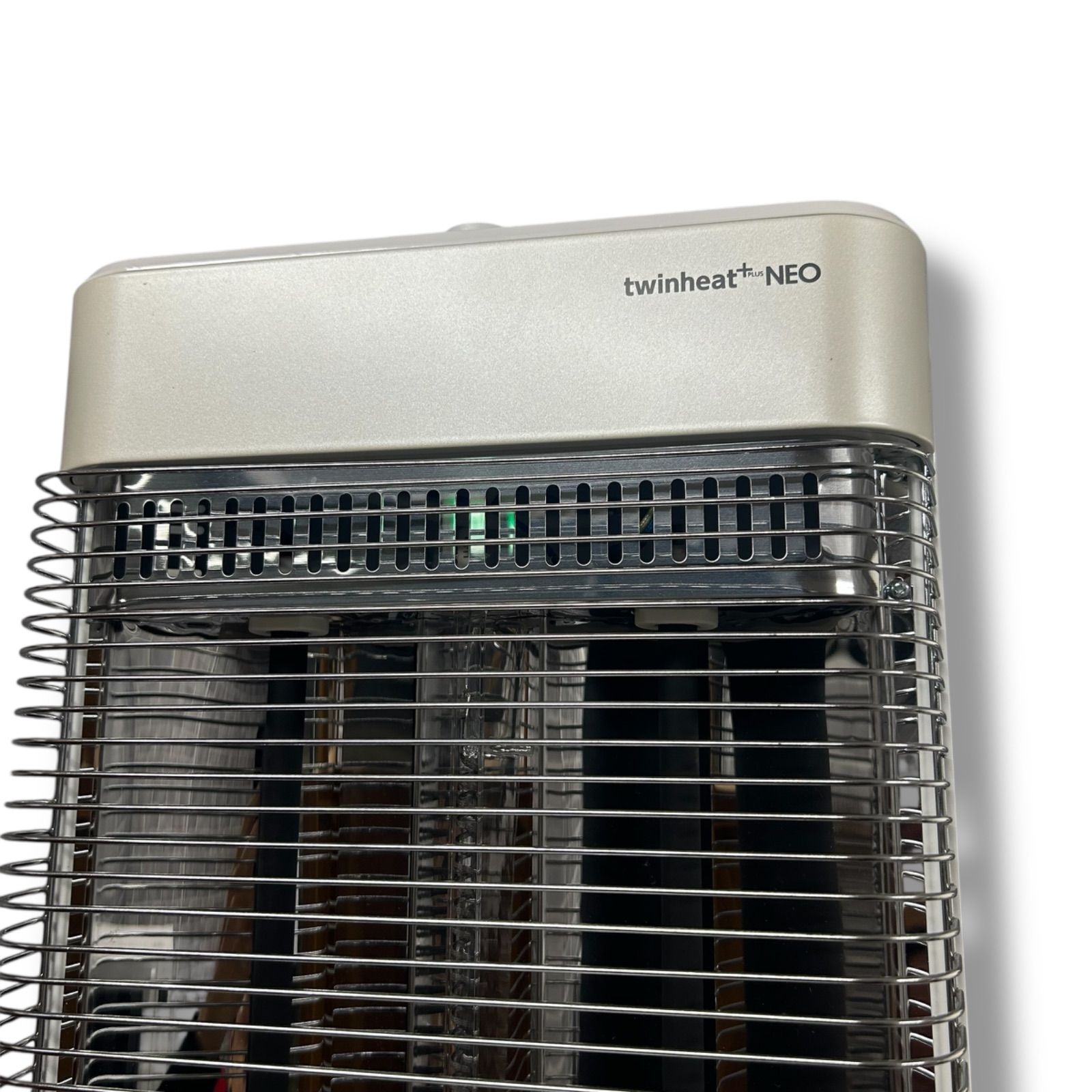 山善 ヤマゼン EBC-WK121E2(W) 電気ストーブ ツインヒートプラスネオ