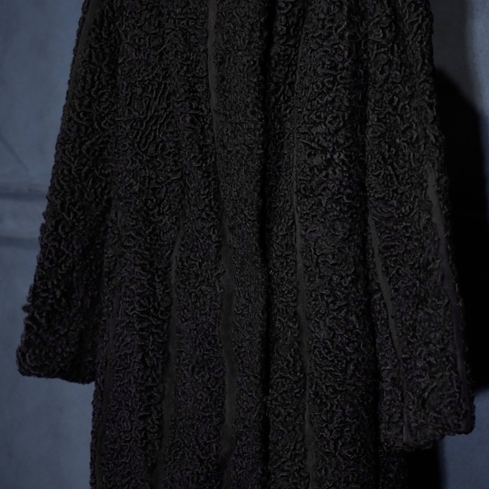 LEATHER COAT|50年代アメリカ古着ファーレザーアストラカンコート