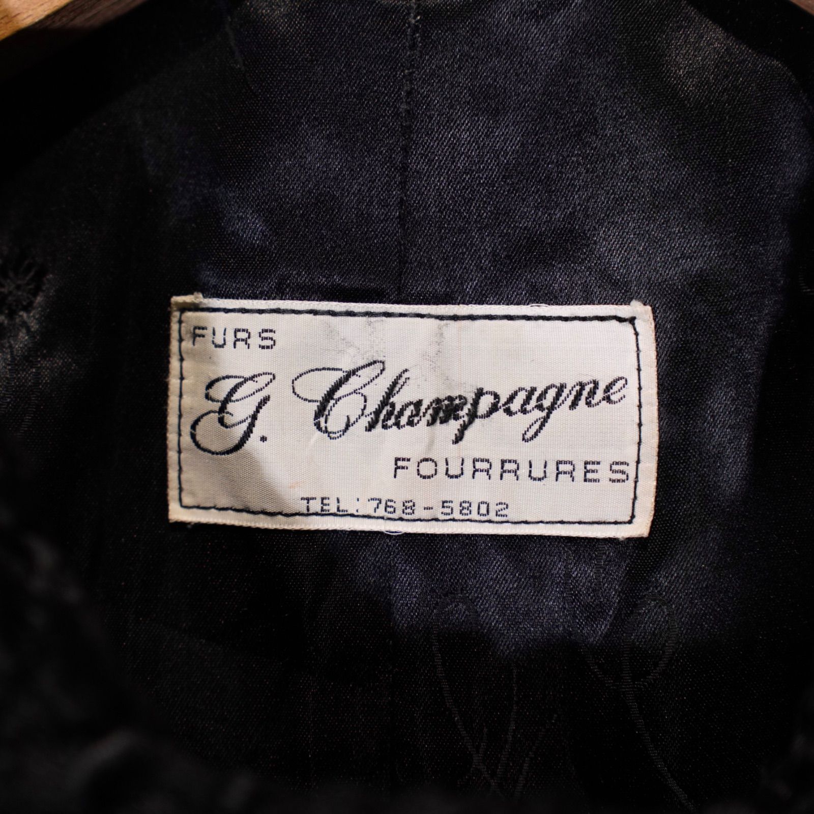 COAT|50年代アメリカ古着ファーレザーアストラカンコート