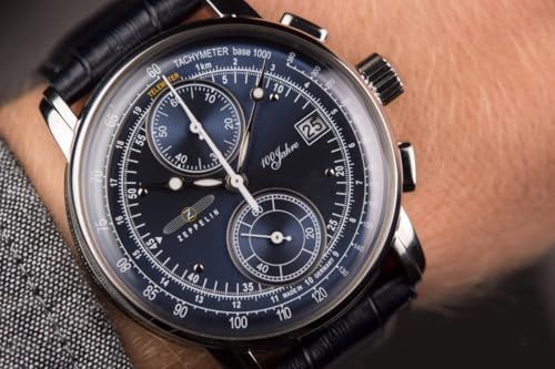 ツェッペリン 腕時計 １００周年 ブルー文字盤 86703 メンズ 並行輸入品 J