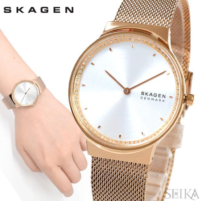 スカーゲン SKAGEN フレヤ 34 mm クオーツ レディース 腕時計 SKW 3020 並行輸入品 J