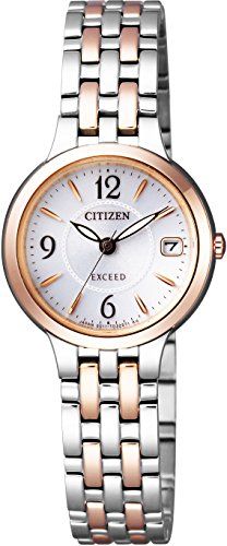 シチズン CITIZEN 腕時計 EXCEED エクシード エコ ドライブ時計 ステンレス ラウンドモデル EW 2264-54 A レディースJ