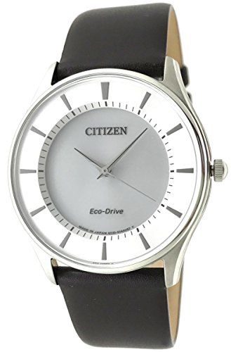 シチズン エコドライブ メンズ 薄型 スリム CITIZEN ソーラー 光発電 ソーラーパワー 本革ベルト 替えベルト付き 品番 BJ 6480-51 A|DBR 並行輸入品 J