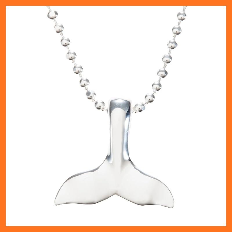 ハワイアンジュエリー LocoMocoAloha ネックレス ペンダント ミニ ホエルテイル ホエールテール クジラ ジュエリー