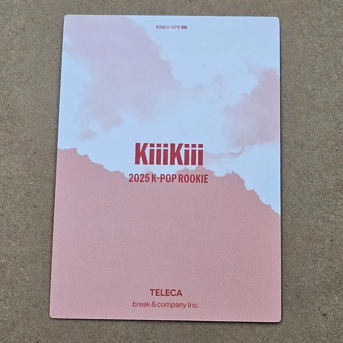 ケイポップルーキー テレカ イソル スケッチ SP カード
