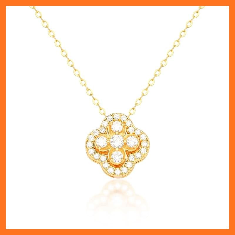 Puliyunxiang シルバー925 ネックレス レディース金属アレルギー対応 ジルコニア シンプルおしゃれ ジュエリー女性の 記念日 冠婚葬祭 調節 ギフトラッピング付 0