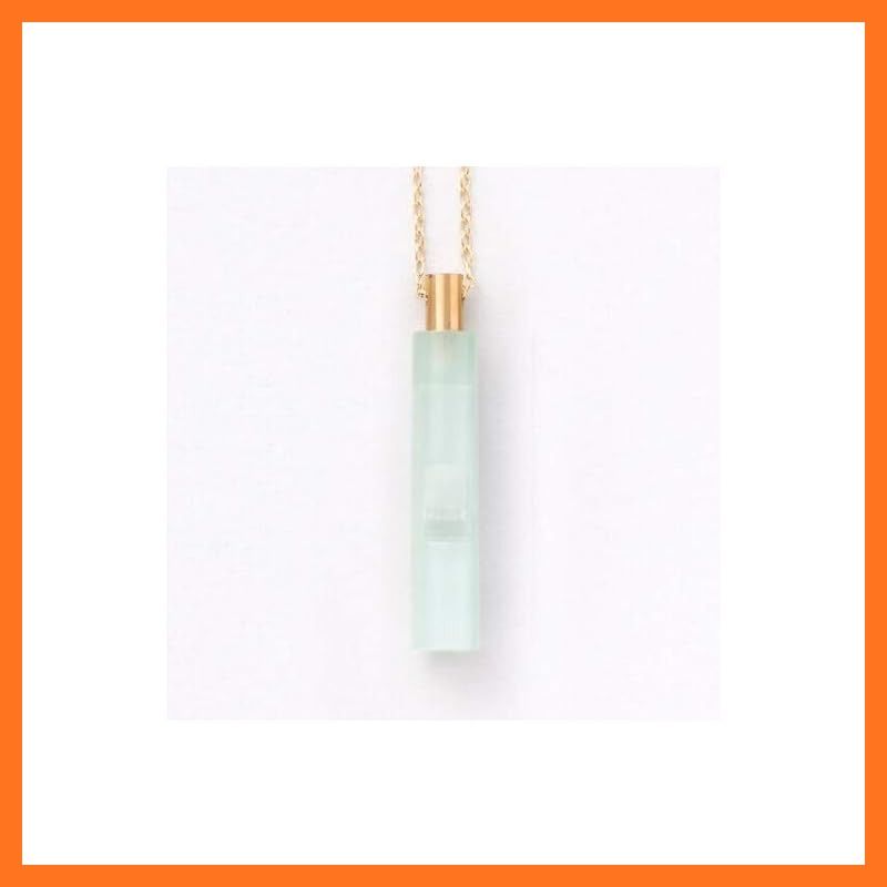 effe bottom colum 笛 ネックレス アクセサリー ホイッスル チェーン付 | 円柱型 メガネフレーム 素材 ペンダント 防災グッズ 防犯 お守り 日本製 職人 防災 災害時 体育 かわいい シンプル おしゃれ プレゼント ギフト