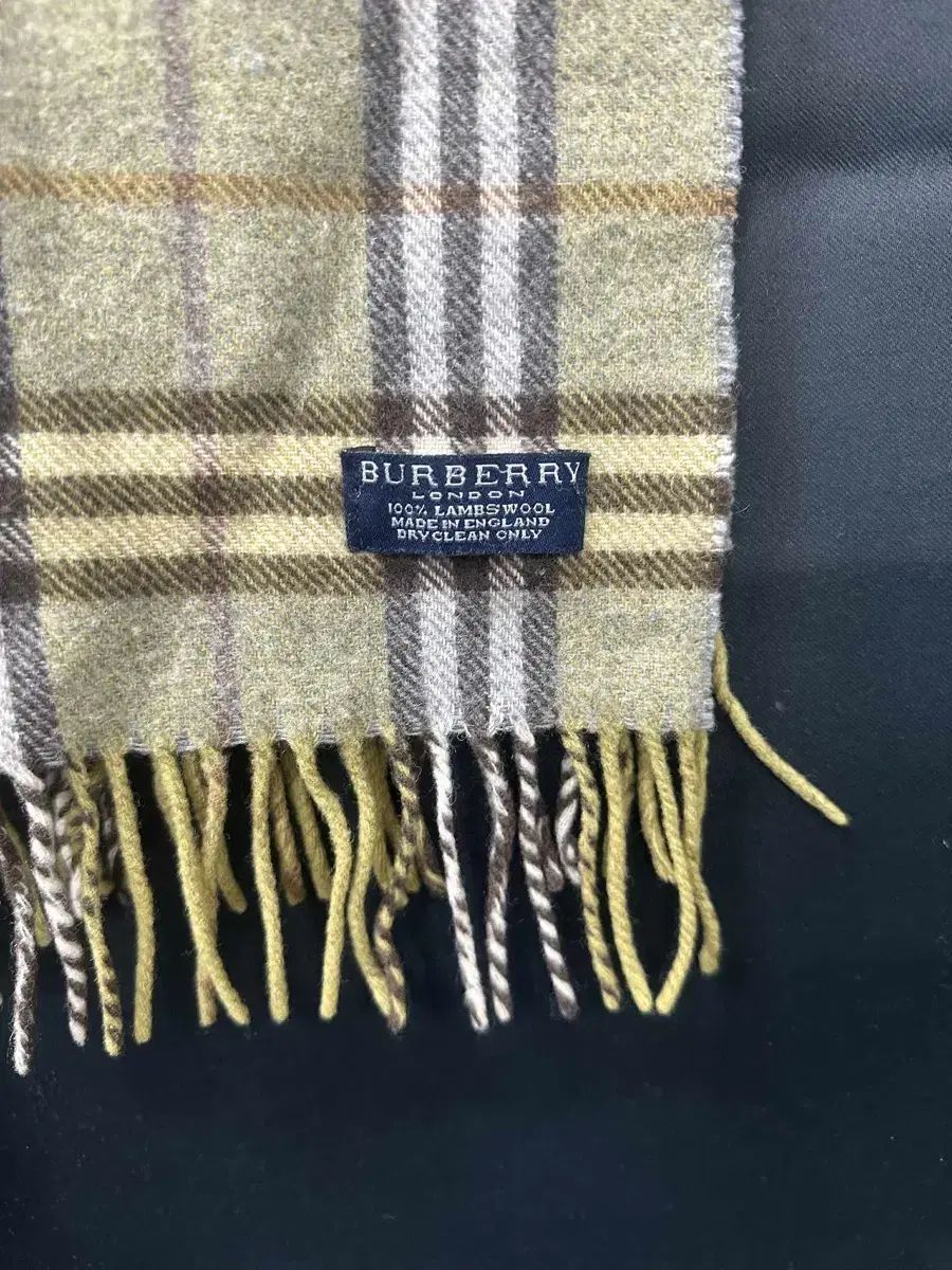 バーバリー ラムウール チェック マフラー
