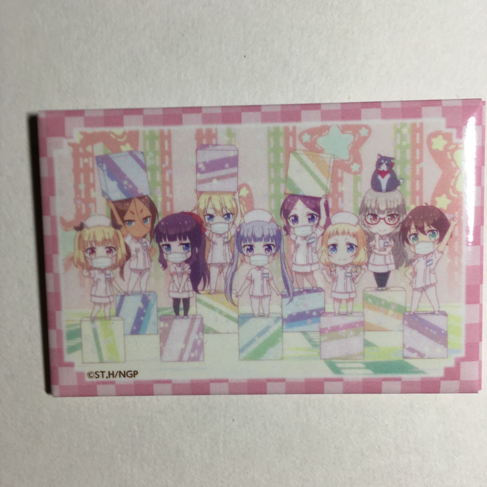 ニューゲーム 全員集合 涼風青葉 八神コウ スクエア 缶バッジ NEW GAME