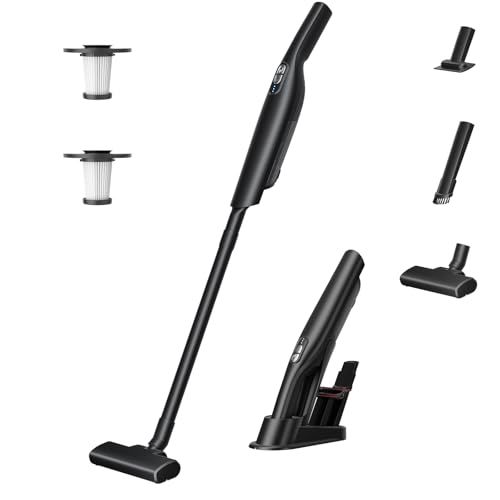 掃除機 コードレス 2025新登場 ハンディ超軽量 15 kpa超強力吸引 スティックク リーナー ハンディvacuum cleaner cordless 電気そうじき 電気 2 wayタイプ LEDライト付き 自走式 多重濾過 HE a 5 f 13 03