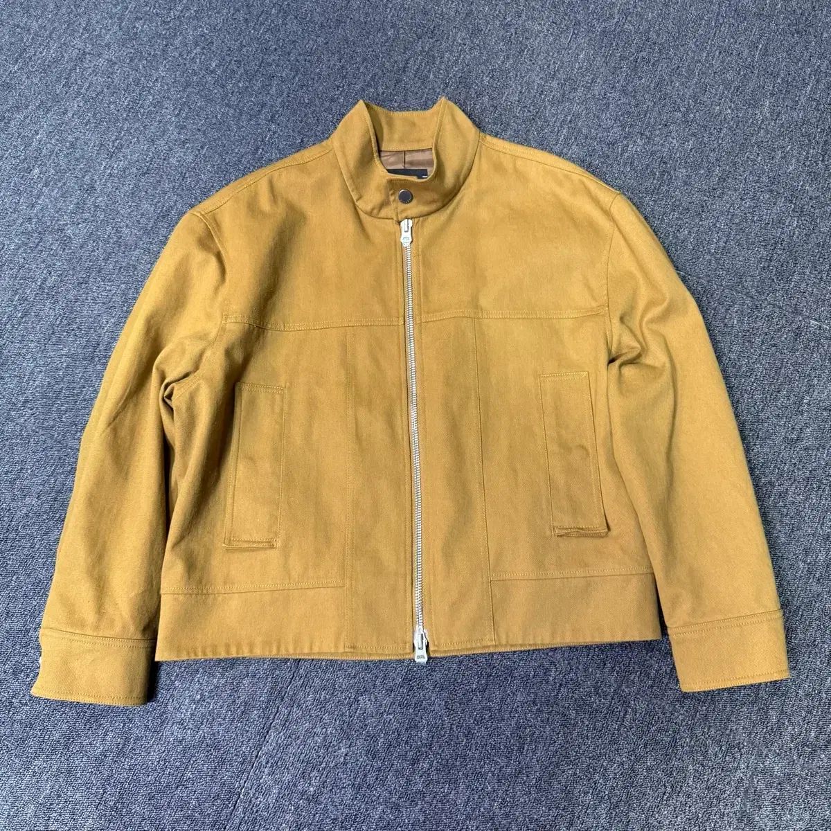 ILCORSO イルコルソ ハイネック クロップド キャメル ブルゾン ジャケット