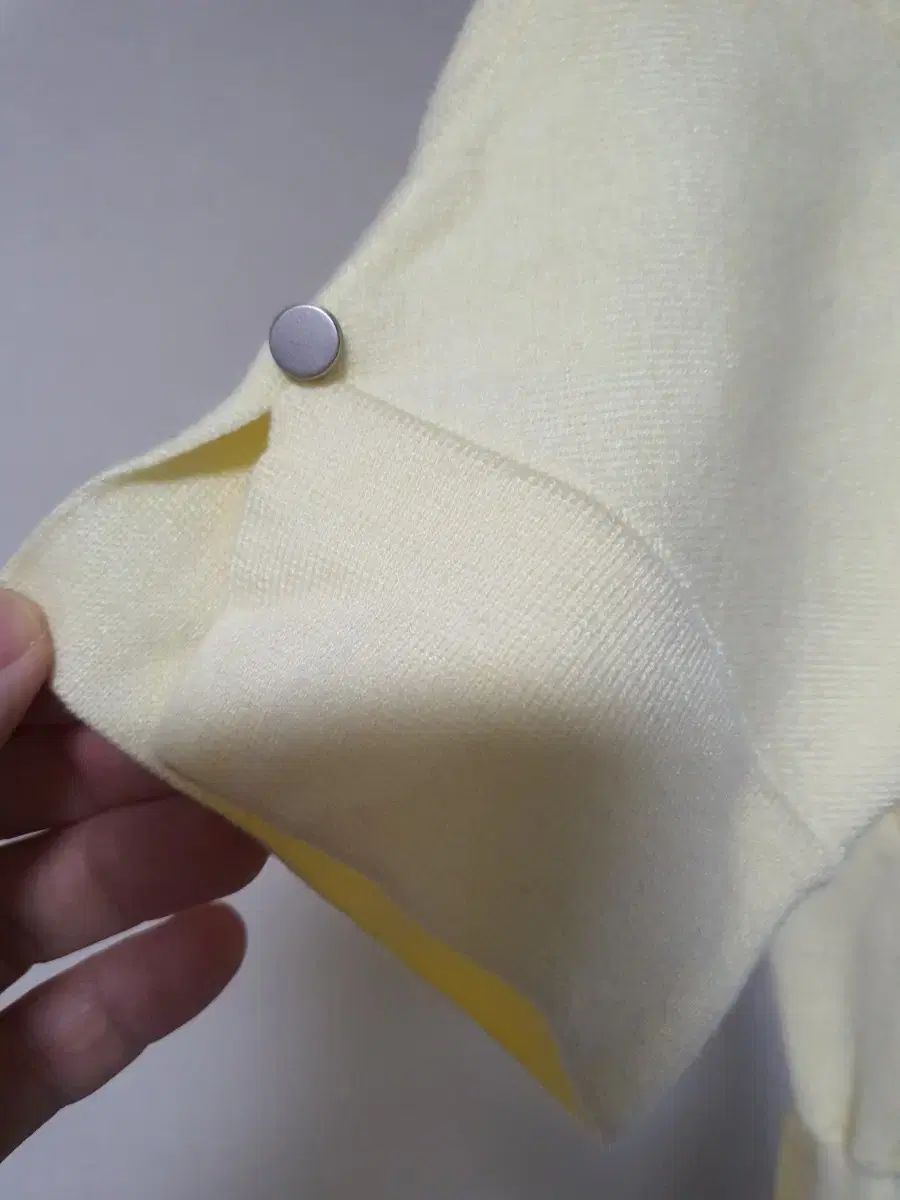  イッミシャ レモン イエロー ニット ONE PIECE 長袖 七分袖 ひざ丈ワンピース