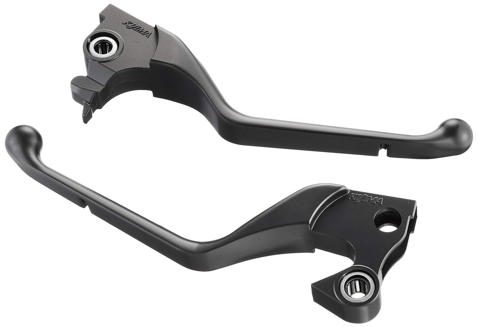 キジマ Kijima バイクパーツ レバー スリムタイプ アルミダイキャスト製 ベアリング入り スポーツスター 14 ブラック HD 04372