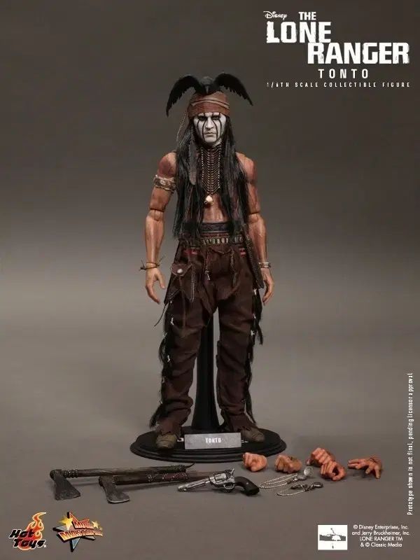 ホットトイズ MMS 217 ジョニー デップ ローン レンジャー トント