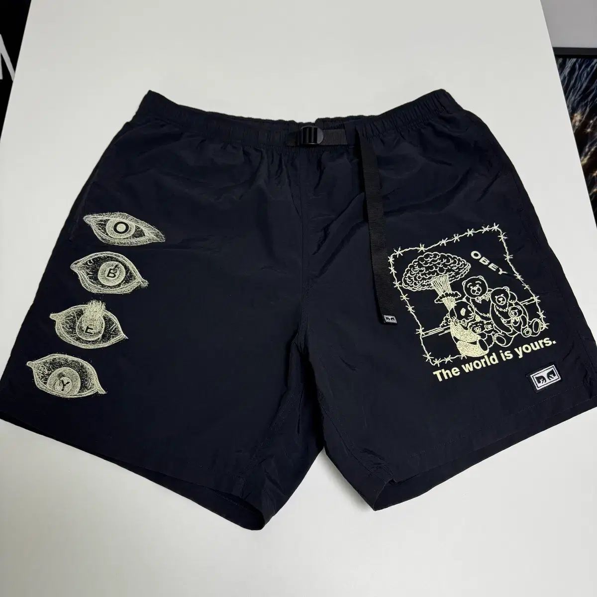 OBEY ディストピア コメント ショーツ