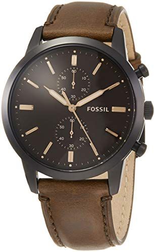 フォッシル 腕時計 44 MM FS 5437 メンズ 正規輸入品 ブラウンJ