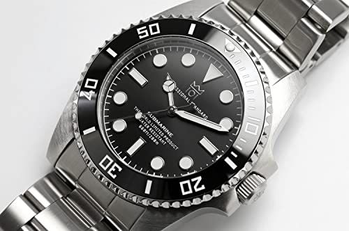 101 1 S ヒャクイチ 20気圧防水 スイープセコンド ダイバーズウォッチ セラミックベゼル ノンデイト ブラックJ