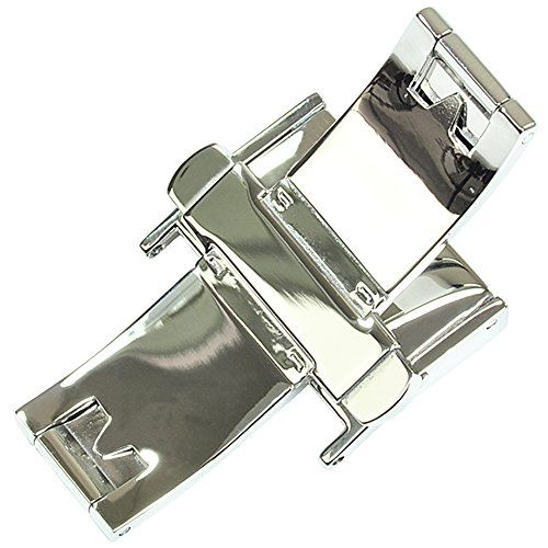UNGHANS ユンハンス フォールディングバックル 取り付け幅18 mm ストラップ用 腕時計用 並行輸入品 J