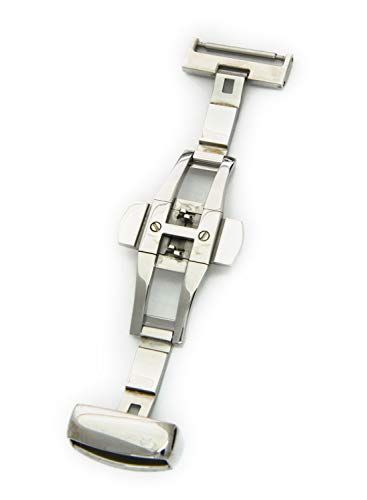 CASSIS カシス 時計ベルト Dバックル PBF D-BUCKLE ピービーエフディーバックル ミラー 18 mm シルバー 交換用工具付き