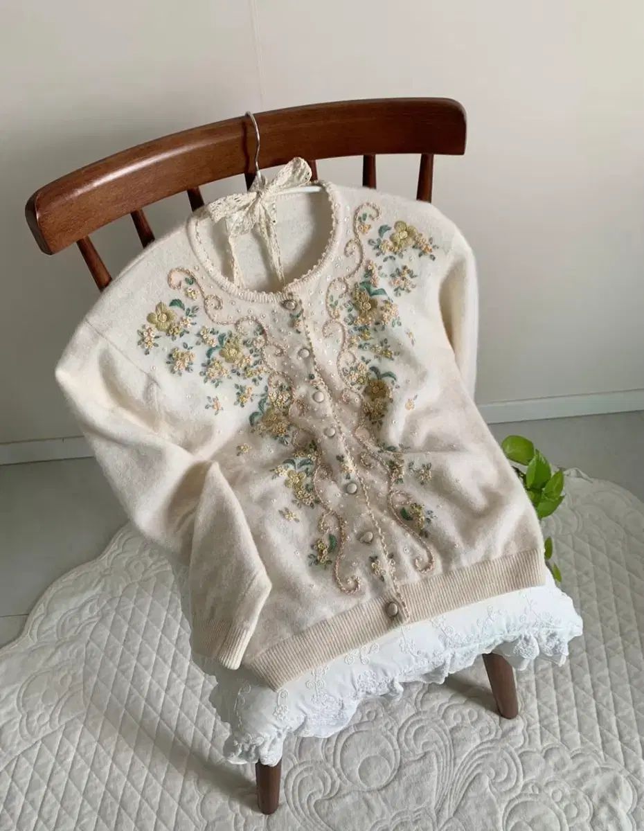 ウール ハンドメイド カーディガン ヴィンテージ