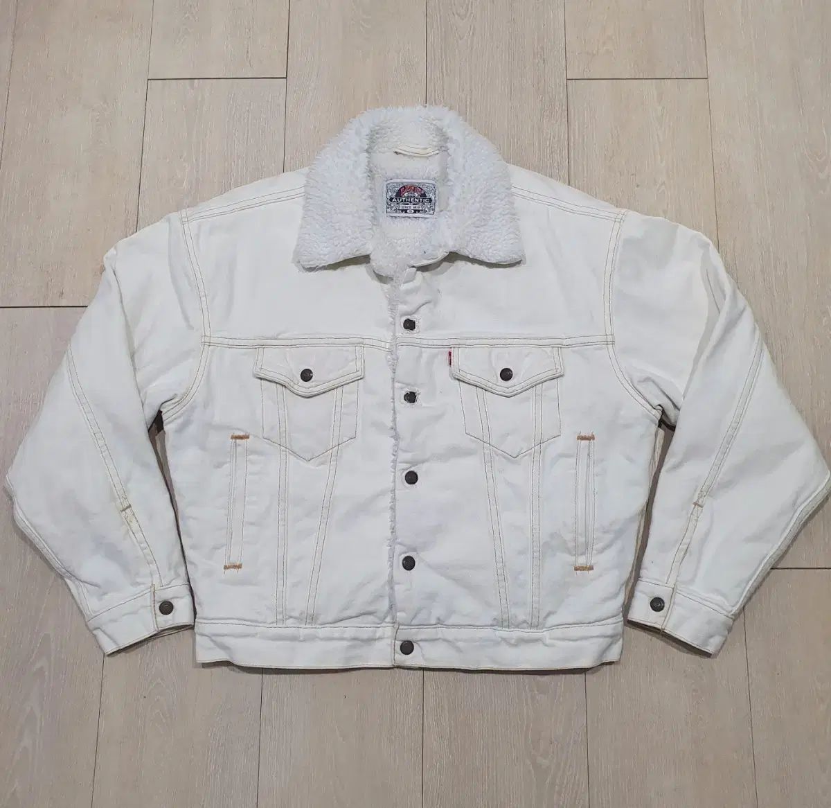 リーバイス ヴィンテージ 90 s シェルパ トラッカー 白 100 103