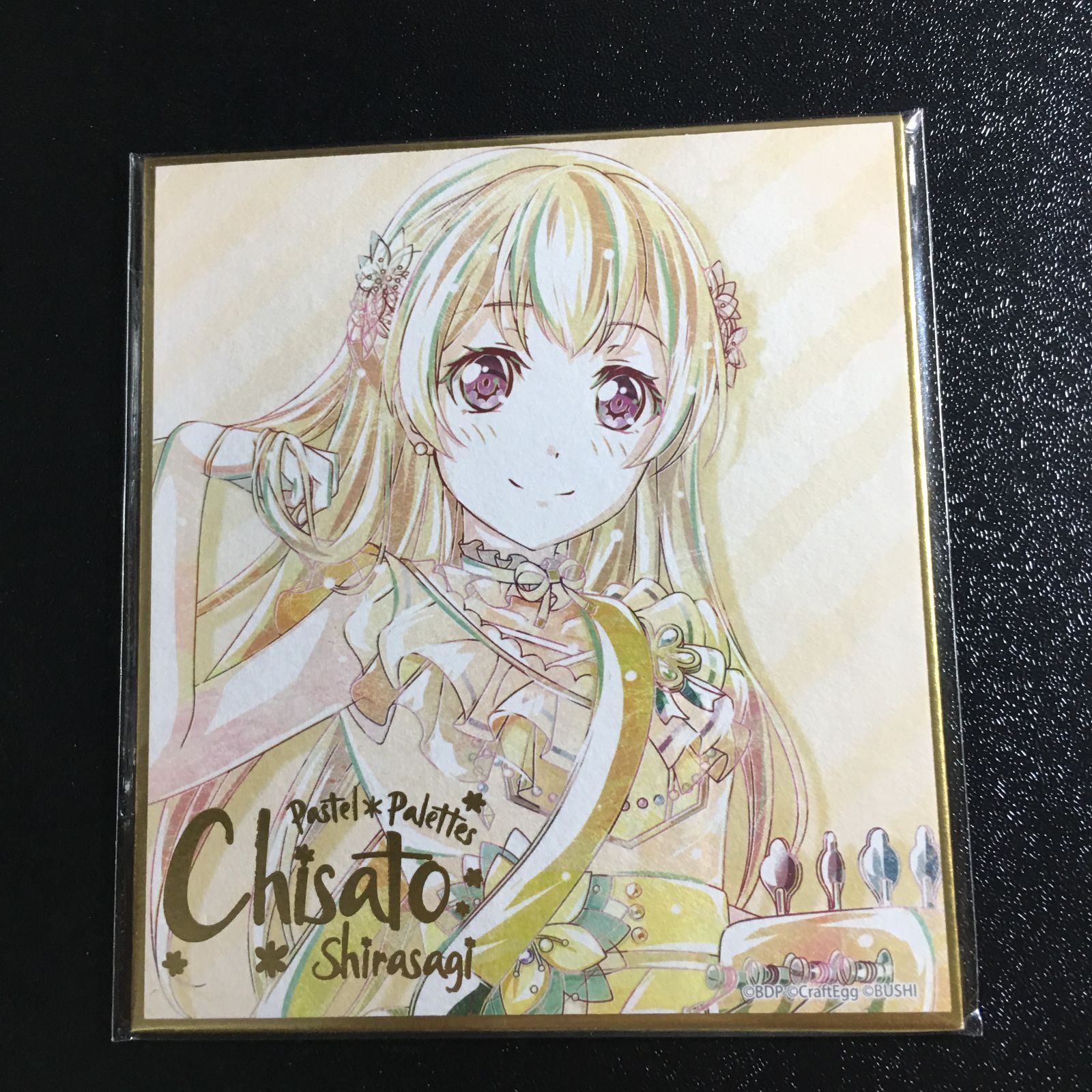 バンドリ BanG Dream! 白鷺千聖 色紙 ガールズバンドパーティ - メルカリ