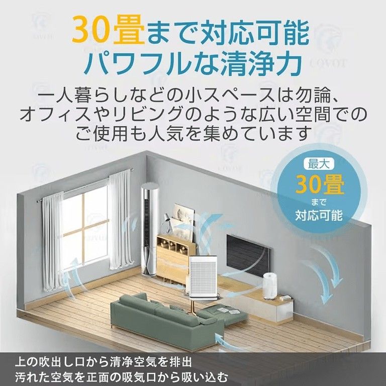 HEPAフィルター搭載 コンパクト空気清浄機 3段階風量 静音設計 タイマー機能 USB給電 アレルゲン|PM 2.5|ホコリ|ペット臭除去 ホーム|オフィス|寝室に
