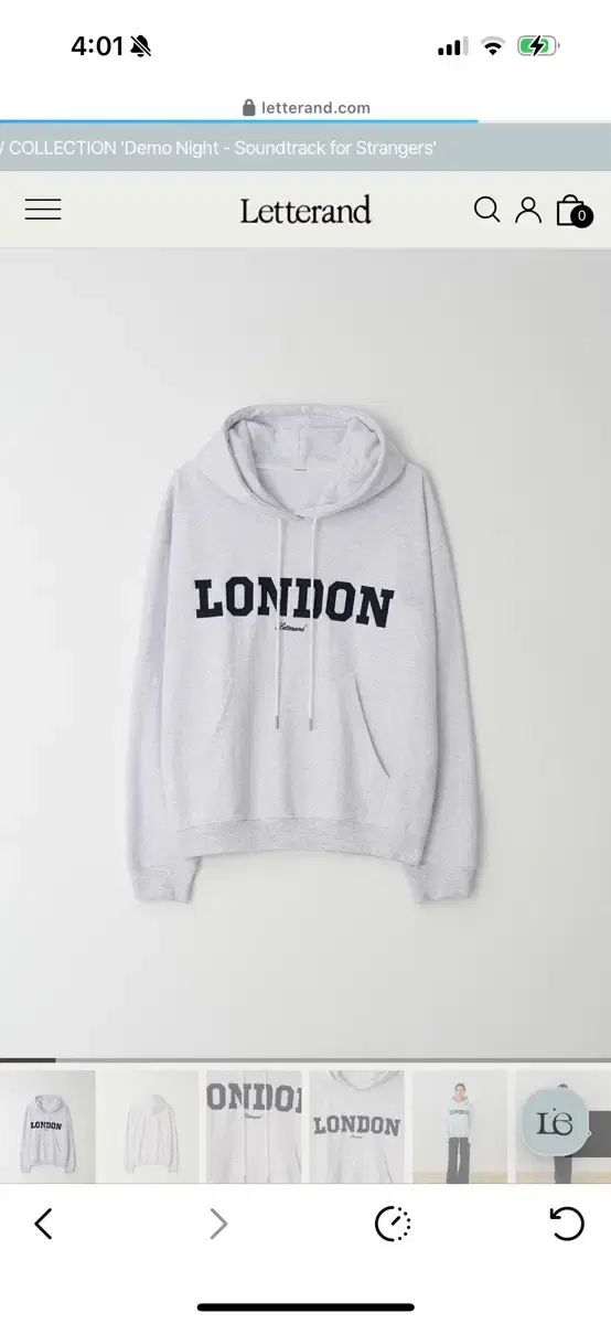 レターアンド ロンドン フーディー Tシャツ